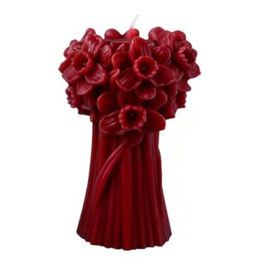 Imagem de Moldes cilíndricos de flor molde de vela espiral ondulado de silicone - moldes de fundição de resina de silicone para velas, resina e sabonete, suprimentos de artesanato