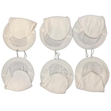 Imagem de Filtro de café de pano, filtro reutilizável com cabo de arame, pacote com 6, despeje sobre o filtro de café