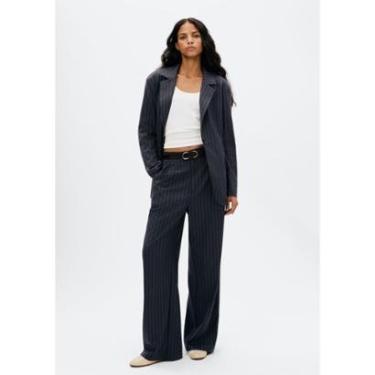 Imagem de Calça Hering Reta em Alfaiataria Fio Tinto Feminina-Feminino