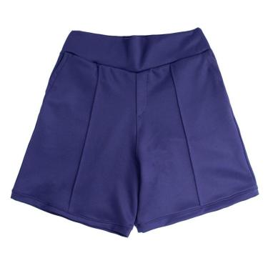 Imagem de Bermuda Feminina Bruna e Bia Plus Size Preto-Feminino