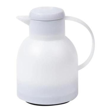Imagem de Garrafa termica hermetica samba quick press branca emsa 1 litro