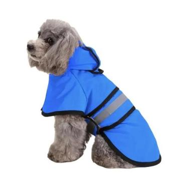 Imagem de Capa De Chuva Ajustável E Impermeável Para Cães, Conforto À Prova De V