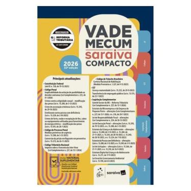 Imagem de Vade Mecum Saraiva Compacto - 32ª Edição 2026