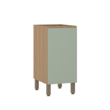 Imagem de Balcão de Cozinha sem Tampo 40 cm 2 Portas Slim Luciane Móveis - Lucia