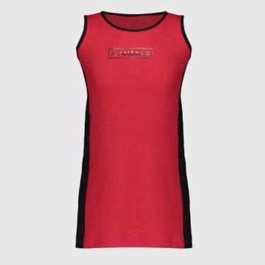 Imagem de Vestido Flamengo Platform Infantil Vermelho - Braziline, 6 ANOS