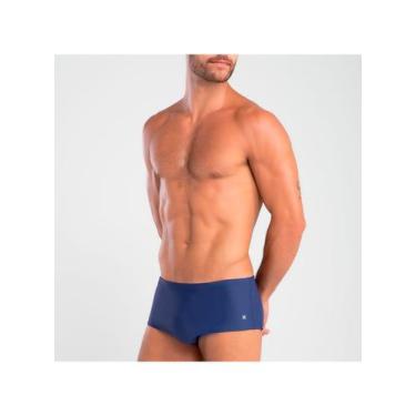 Imagem de Sunga Mash 303.66 Masculina Clássica FPS 50 Poliamida T. P/GG, P, Az08