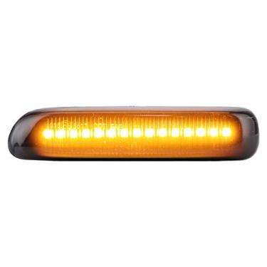 Imagem de Refletores de lâmpadas de marcador lateral, luz marcadora lateral durável à prova d'água plug and play com ABS Shell para 3 série E46 para peças de reposição