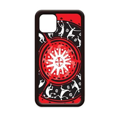 Imagem de Celebrate Mexican Outline Totems do México para iPhone 12 Pro Max Capa para Apple Mini Mobile Case Shell