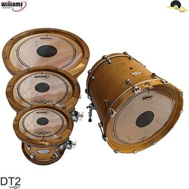 Imagem de Kit de Peles Williams - DT2 Duplo filme clear c/dot central (10″/12″/14″/20″)