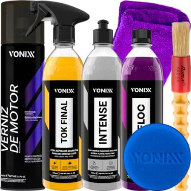 Imagem de Kit Shampoo V-Floc Cera Tok Final Verniz de Motor Intense Vonixx