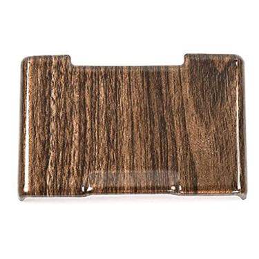 Imagem de Voodonala Soquete de tomada elétrica central de grão de madeira para Ford F150 2015 2016 2017 2018