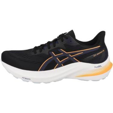 Imagem de ASICS Tênis de corrida masculino GT 2000 12, Preto, amarelo, 9.5 US