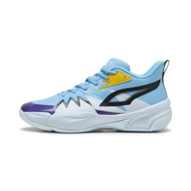 Imagem de PUMA Tênis de basquete masculino Genetics, Azul-claro azul gelado, 42