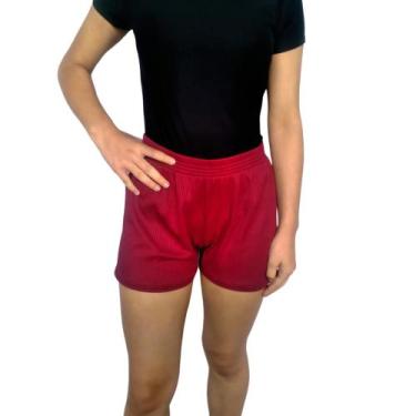 Imagem de Short Feminino Curto Soltinho Elástico Liso Canelado Pp ao Plus Size -