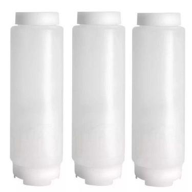 Imagem de Kit 3 Bisnagas Invertidas Fifo Para Molhos E Caldas 720ml - FRIGOPRO