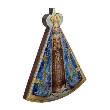 Imagem de Imã de Nossa Senhora Aparecida Corpo MDF - Casa da Mãe