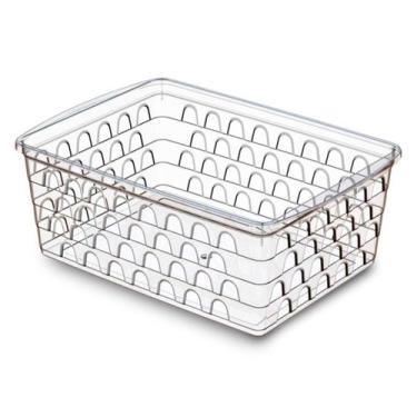 Imagem de Cesto Organizador Multiuso Decorativo Grande Retangular Extra Grande R