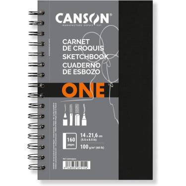 Imagem de Sketchbook Art Book One Espiral 100g Canson