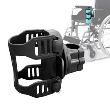 Imagem de Suporte magnético de bengala para dirigir, andar, scooter, cadeira de rodas - acessório universal de suporte de muleta, fácil de encaixar, serve para tubo de identificação de 25 mm (preto-D)