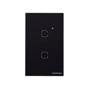 Imagem de Interruptor Smart Zigbee Touch 2 Preto Ezs 1002 4850048