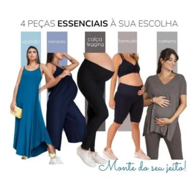 Imagem de Roupa P/ Grávida Gestante Escolha 4 Peças Direto Da Fábrica - Wild, Pe
