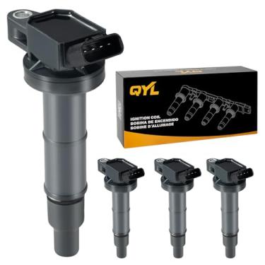 Imagem de Pacote QYL de 4 bobinas de ignição para Camry Solara Rav4 Highlander Tc Xb #UF333 C1330 6731307 90919-02244