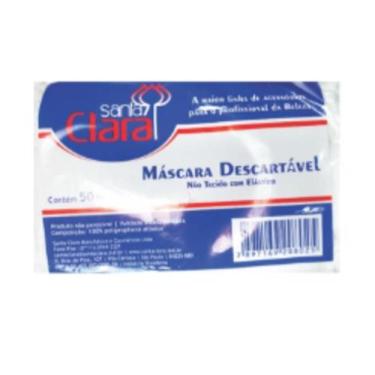 Imagem de Máscara Descartável Santa Clara Pacote com 50un