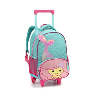 Imagem de Mochila Infantil De Rodinhas Zoop Sereia, Magia E Encanto No Dia A Dia! 