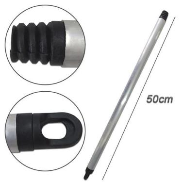 Imagem de Cabo De Alumínio Ergonômico Com Rosca 50 Cm - VendasShop
