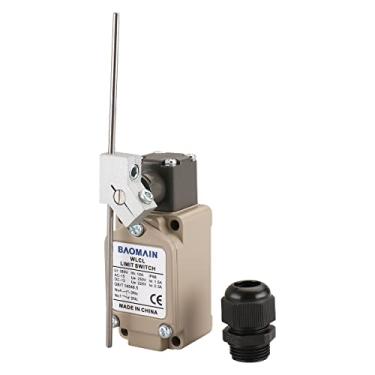 Imagem de Baomain Interruptor De Fim Curso Wlcl Alavanca Haste Ajustável Momentânea 380V 10A