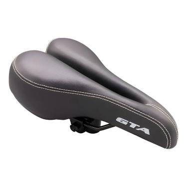 Imagem de Banco Selim Vazado Gta Preto Bike Mtb Confortável