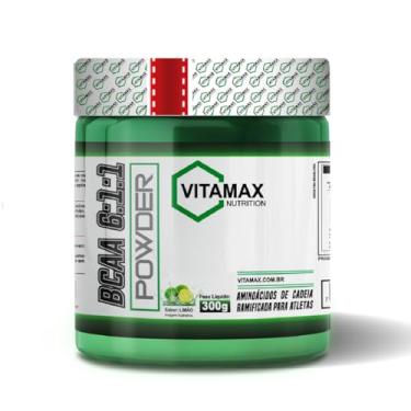 Imagem de Suplemento em Pó BCAA 6.1.1 Powder 300g Vitamax Nutrition Sabor:Limão
