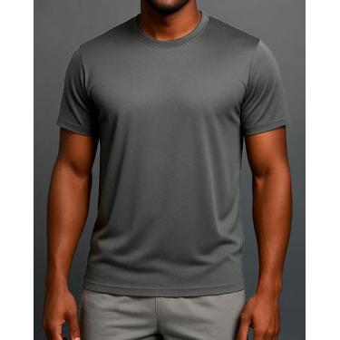 Imagem de Camiseta Slim Masculina Treino Academia Dry Fit Esportiva - Slim Fitne