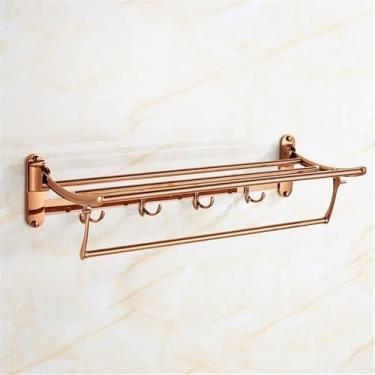 Imagem de Toalheiro de aço inoxidável montado na parede, suporte cromado para banheiro, cozinha e escritório