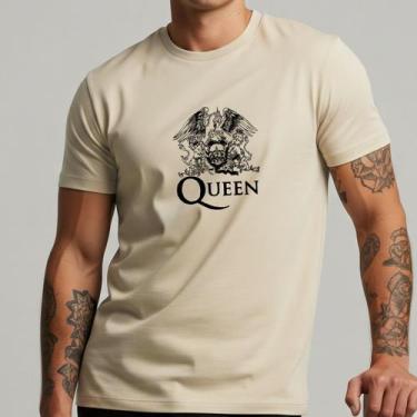Imagem de Camiseta Masculina Algodao Queen Banda Rock Clássico Estampa - Loja Ya
