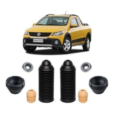 Imagem de 2 Kit Coxim Batente Dianteiro Saveiro Cross 2009 2010 2011