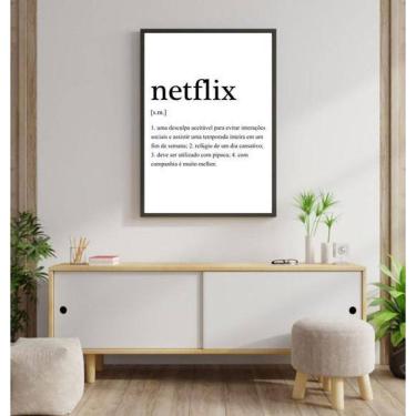Imagem de Quadro Decorativo Significado Netflix 45X34Cm