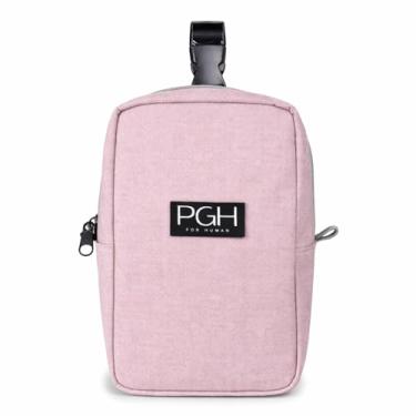 Imagem de Mini Bolsa Maternidade Térmica Porta Mamadeira e Fraldas com Alça para Carrinho BabyGo (Rosa)