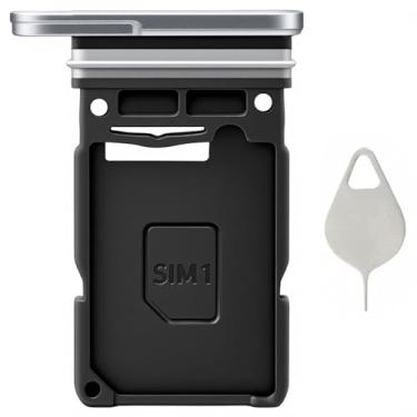 Imagem de Ubrokeifixit Suporte para bandeja de cartão SIM único Galaxy S25 Ultra S938U1 substituição para Samsung Galaxy S25 Ultra S938U S938W S938U1 S938B S938E (S938U-Prata Azul)