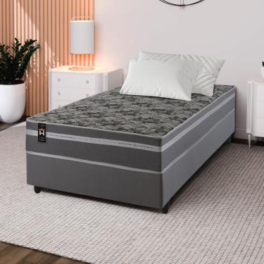 Imagem de Cama Box Espuma Miami Solteiro 88x188 Cinza King House