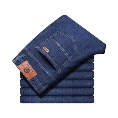 Imagem de Calça Jeans Masculina Motociclista Preta - Tamanhos 32 ao 38, 33 70-75
