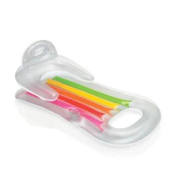 Imagem de Colchão Inflavel King Cool Com Encosto Transparente Intex 58802