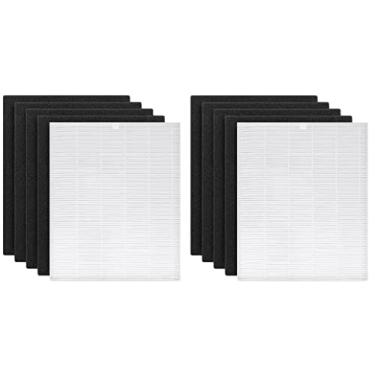 Imagem de Nispira EL024 EL017 Filtro de carbono HEPA de substituição compatível com Purificador de ar Electrolux série EL500, 2 pacotes