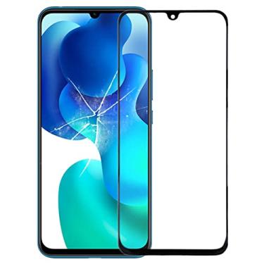 Imagem de HONGYAN Peças de substituição de telefone celular Lente de vidro externo da tela frontal com OCA opticamente claro adesivo para xiaomi mi 10 lite 5g Acessórios telefônicos