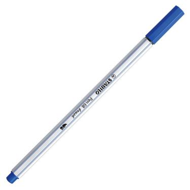 Imagem de Caneta pincel Pen Brush Aquarelável 56832 Azul Esc Stabilo