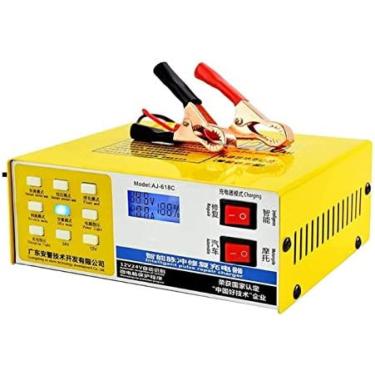 Imagem de Carregador De Bateria De Carro 12V/24V Proteção De Reparo De Pulso Inteligente, Adequado Para Capacidade 60AH-200AH Bateria De Água, Bateria Seca, Bateria De Chumbo-ácido, Bateria Livre De Manuten