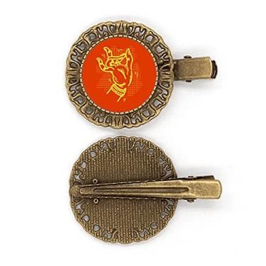 Imagem de Alfândega Lotus impressão digital Mudra Motion grampo de cabelo presilha de cabelo