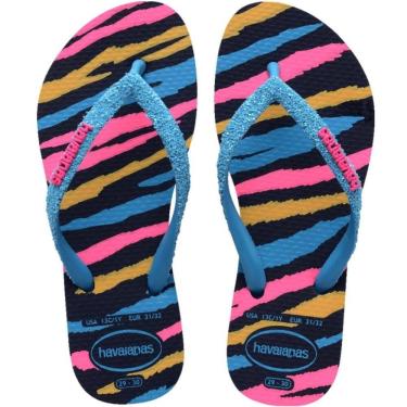 Imagem de Chinelo Dedo Feminino Casual Borracha Havaianas Slim Glitter II