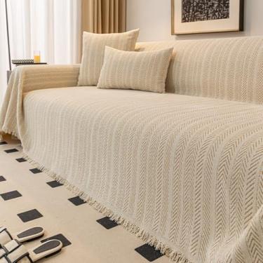 Imagem de Reversible Sofa Slipcover Furniture Protector Water Resistant Straps Sofa Cover Couch Covers Pets Kids Fit Sitting Ofa Cushions Sofa Covers(S,180X230cm)