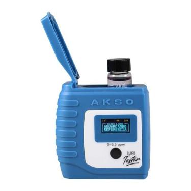 Imagem de medidor de cloro livre digital 0 a 3,50 ppm akso ak40